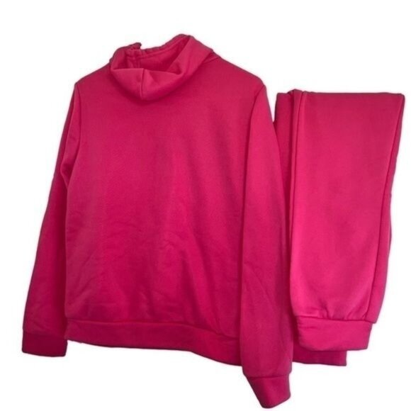 Pink Hoodie & Sweatpants Set Girls XL See-No-Evil Monkey Prints Comfortable Loun - Picture 2 of 15